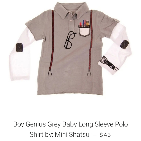 Mini Shiatsu Set of 2 Long Sleeved Fun Shirts sz6 - Picture 13 of 13